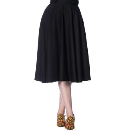 Banned DiDi Swing Skirt Black-XS | Banned