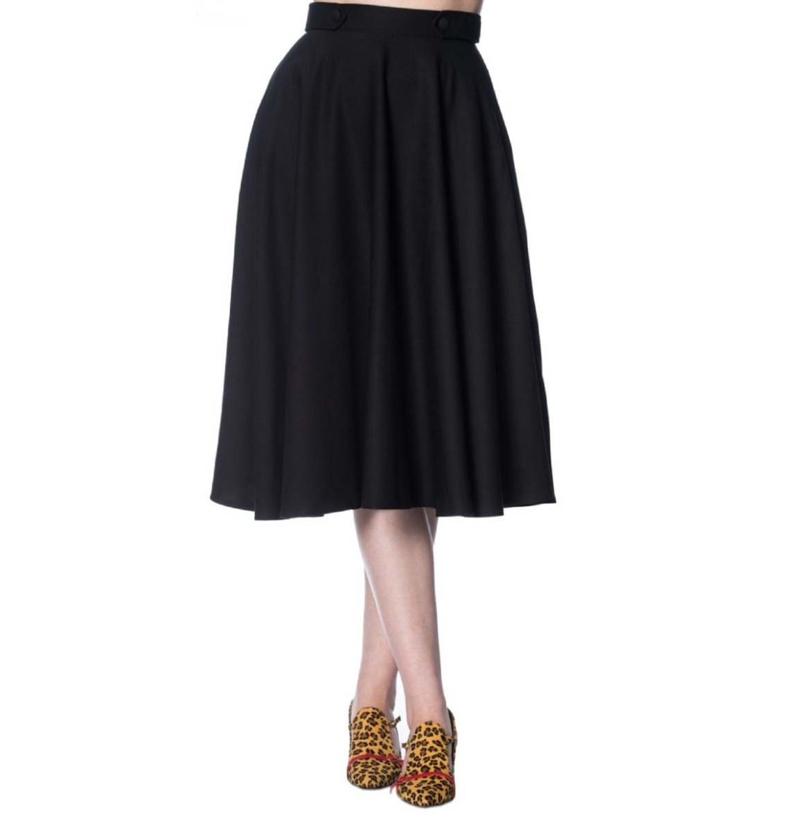Banned DiDi Swing Skirt Black-XS | Banned