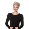 Banned Dolly Cardi Black-L | Banned