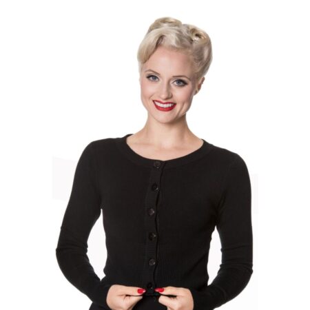 Banned Dolly Cardi Black-L | Banned