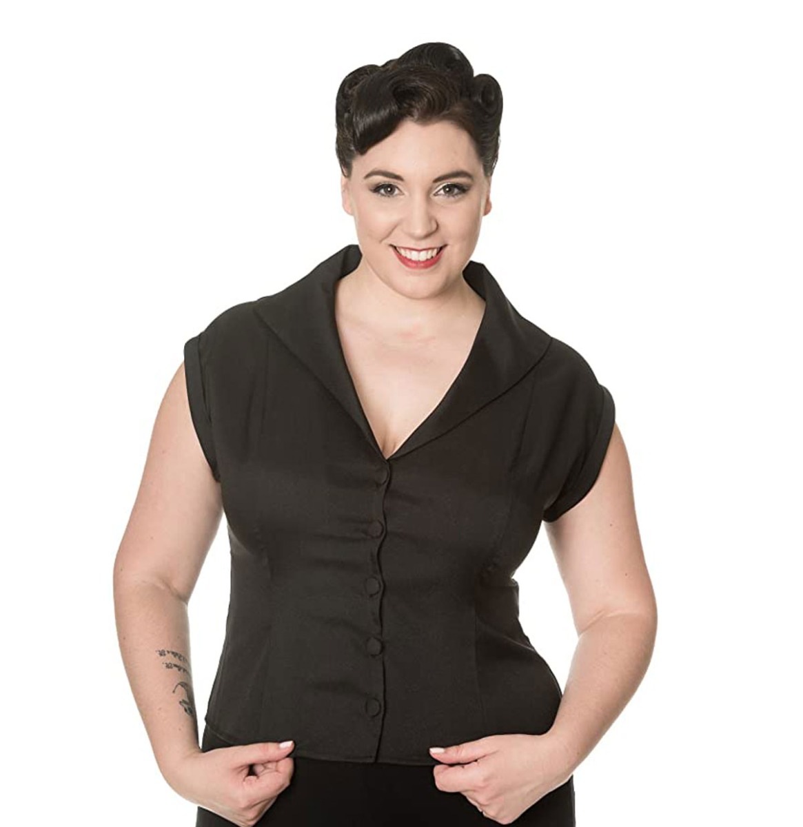 Banned Dream Master Blouse Black-XL | Banned