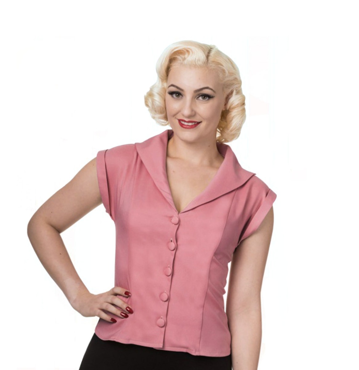 Banned Dream Master Blouse Pink-XXXXL | Banned