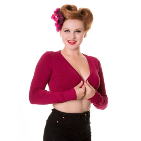 Banned Flickers Bolero Magenta-XL | Banned
