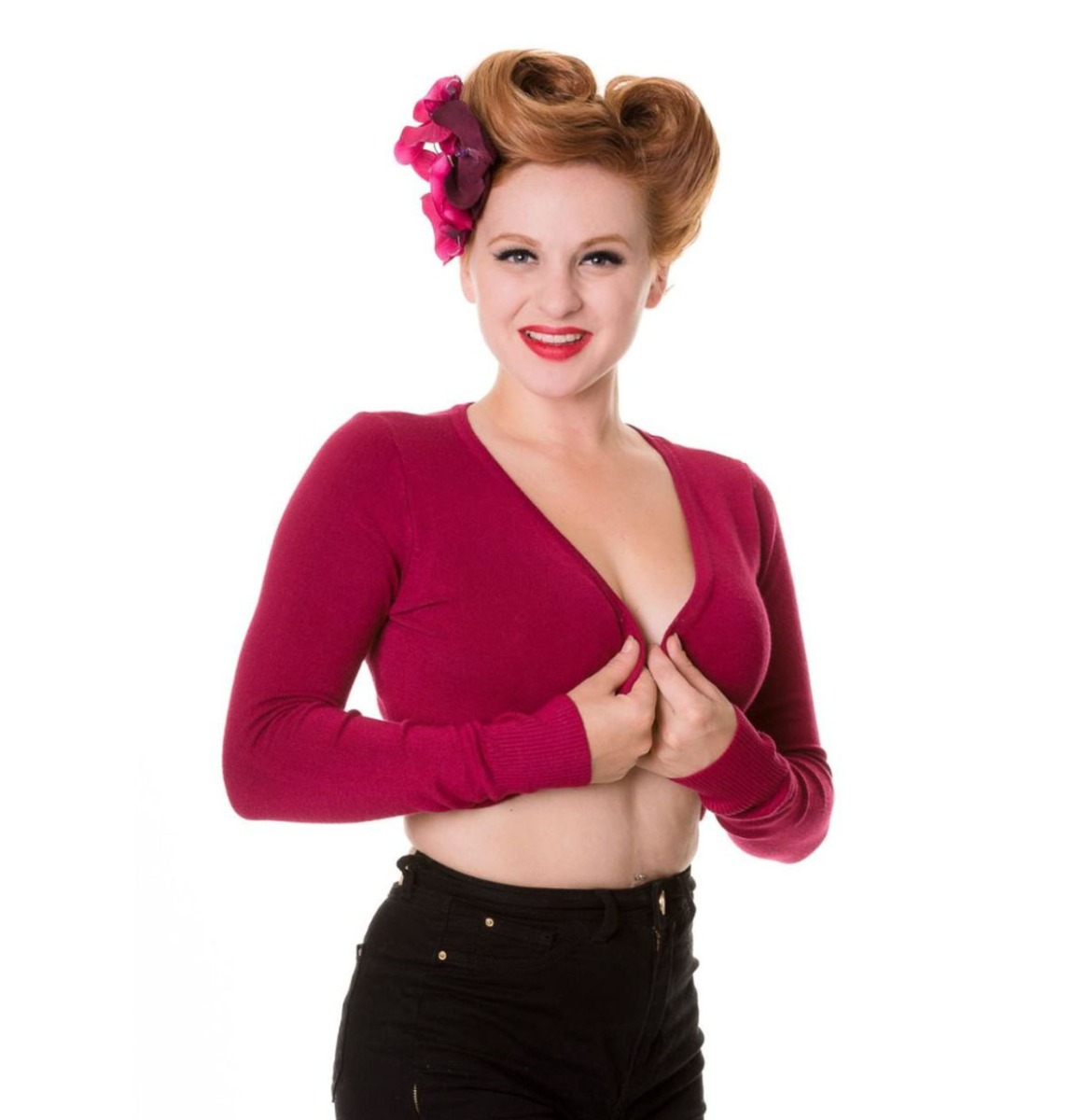 Banned Flickers Bolero Magenta-XL | Banned