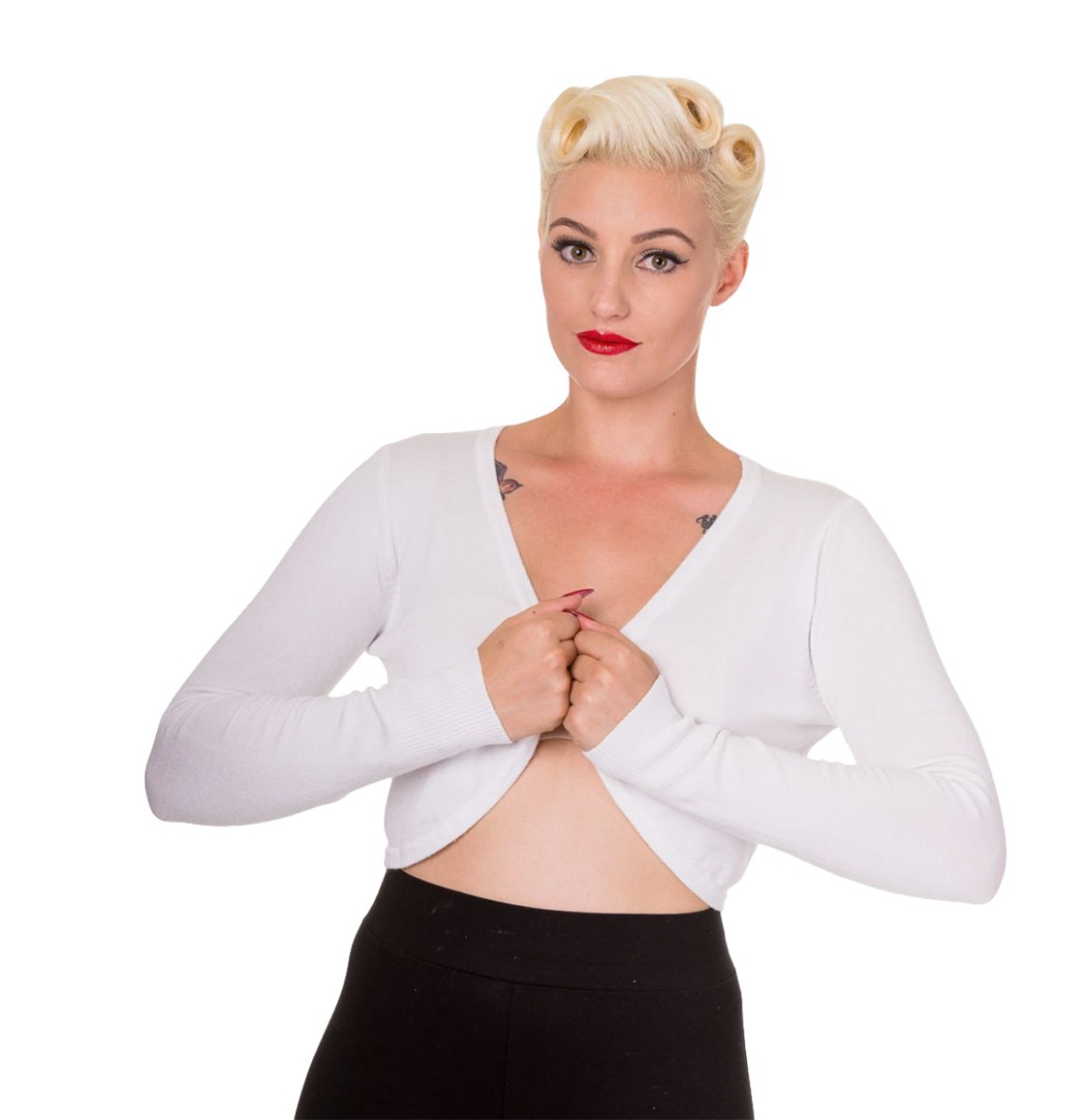 Banned Flickers Bolero Snow White -4XL | Banned