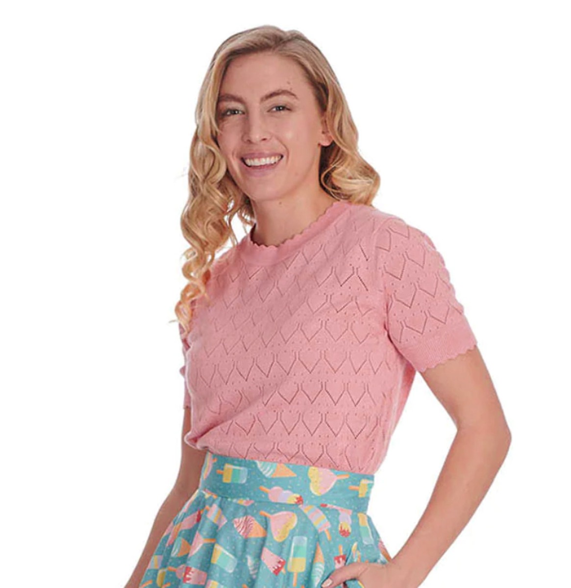 Banned Gardina Jumper Top Pink-XL | Banned