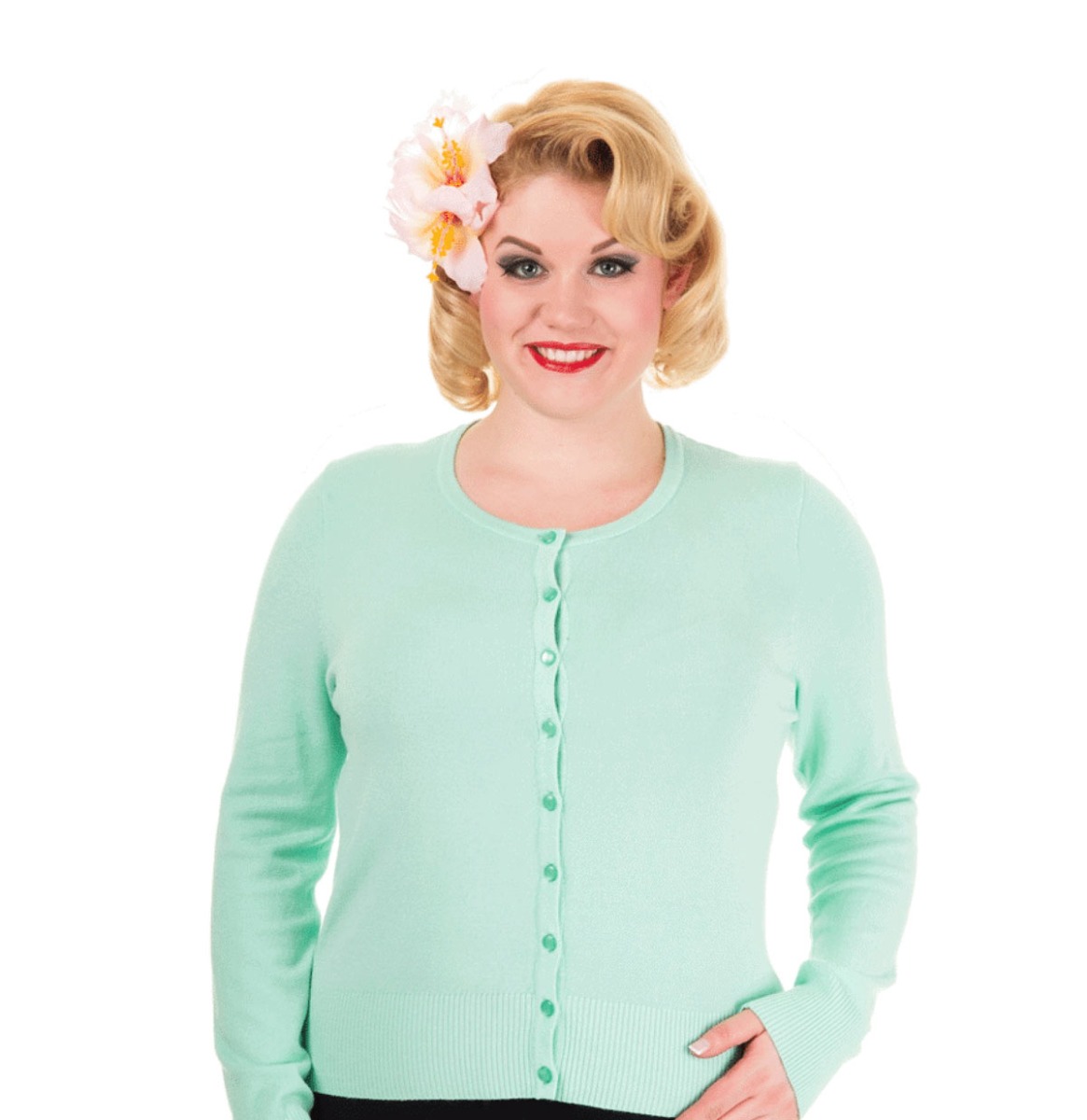 Banned Getaway Cardigan Mint-XXXL | Banned