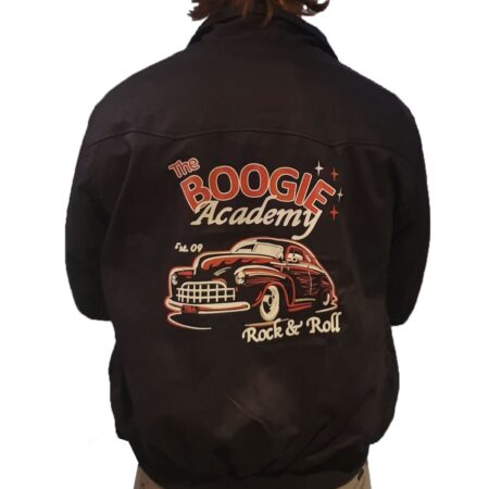 Banned Harrington Boogie Academy Jacket Navy -M | 25% korting | Banned