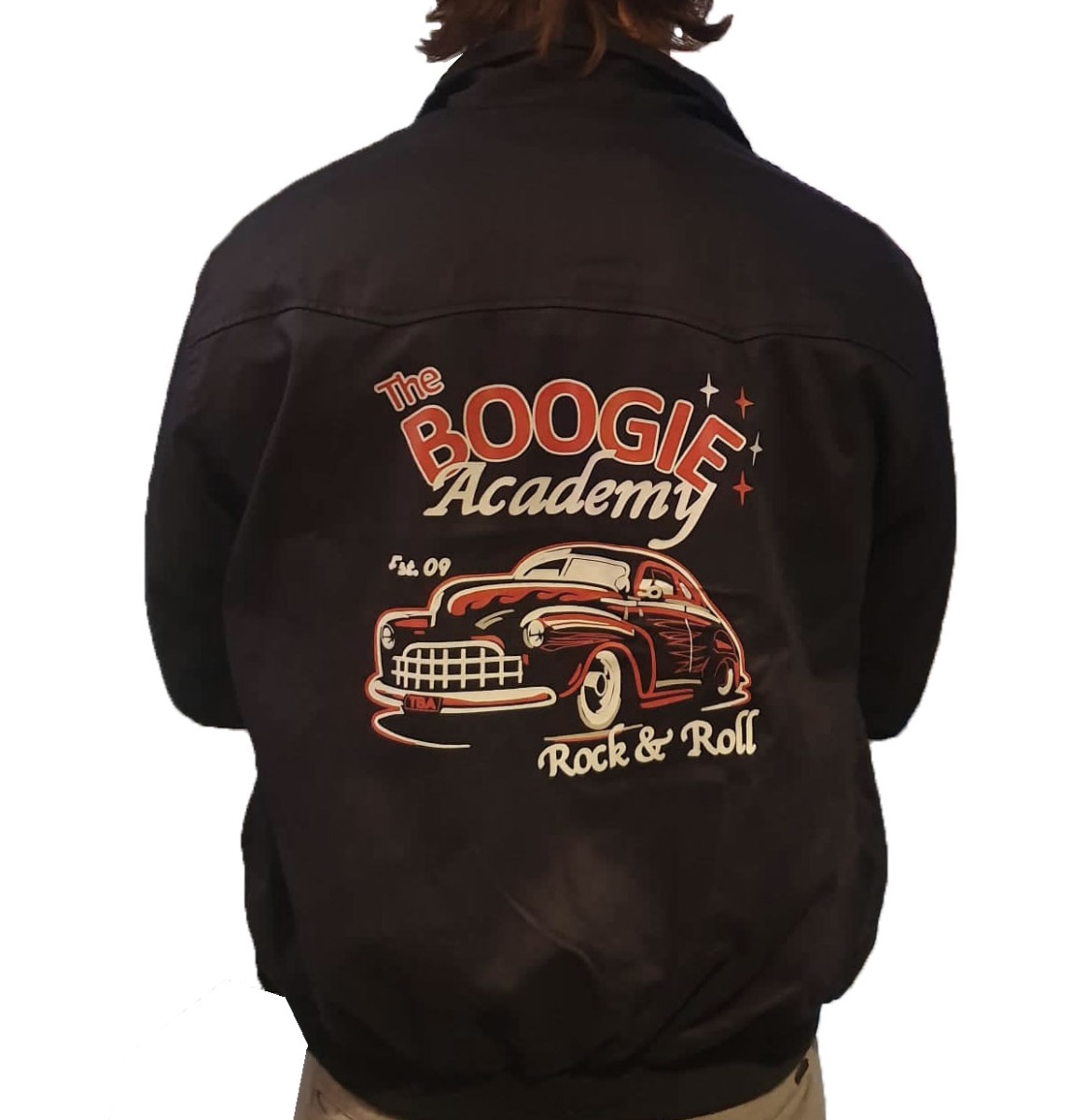 Banned Harrington Boogie Academy Jacket Navy -M | 25% korting | Banned