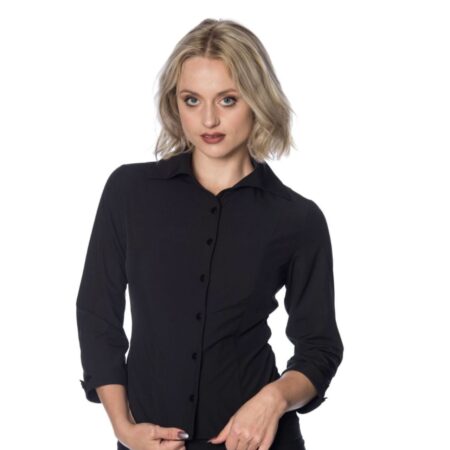 Banned Janine Blouse Black-L | Banned