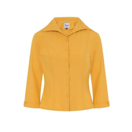 Banned Janine Blouse Mustard-M | Banned