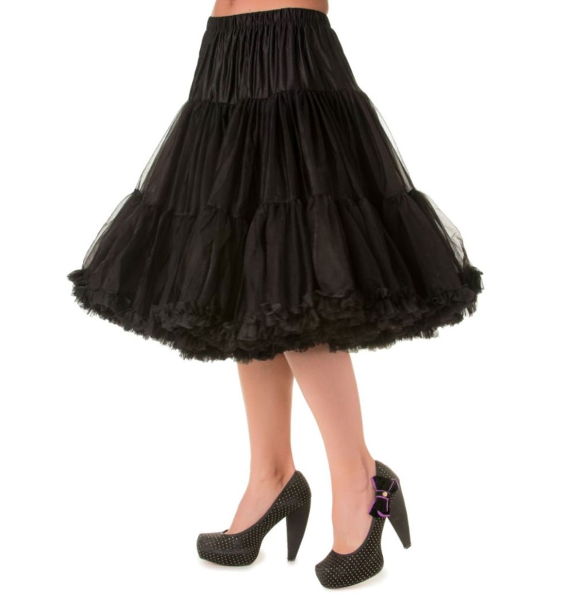 Banned Lifeforms Petticoat Black 26 Inch-XS/S | Banned