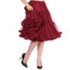 Banned Lifeforms Petticoat Bordeaux - 26 Inch - 66.5cm-XL/2XL | Banned