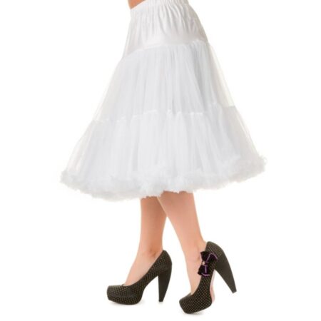 Banned Lifeforms Petticoat White 26 Inch-XS/S | Banned