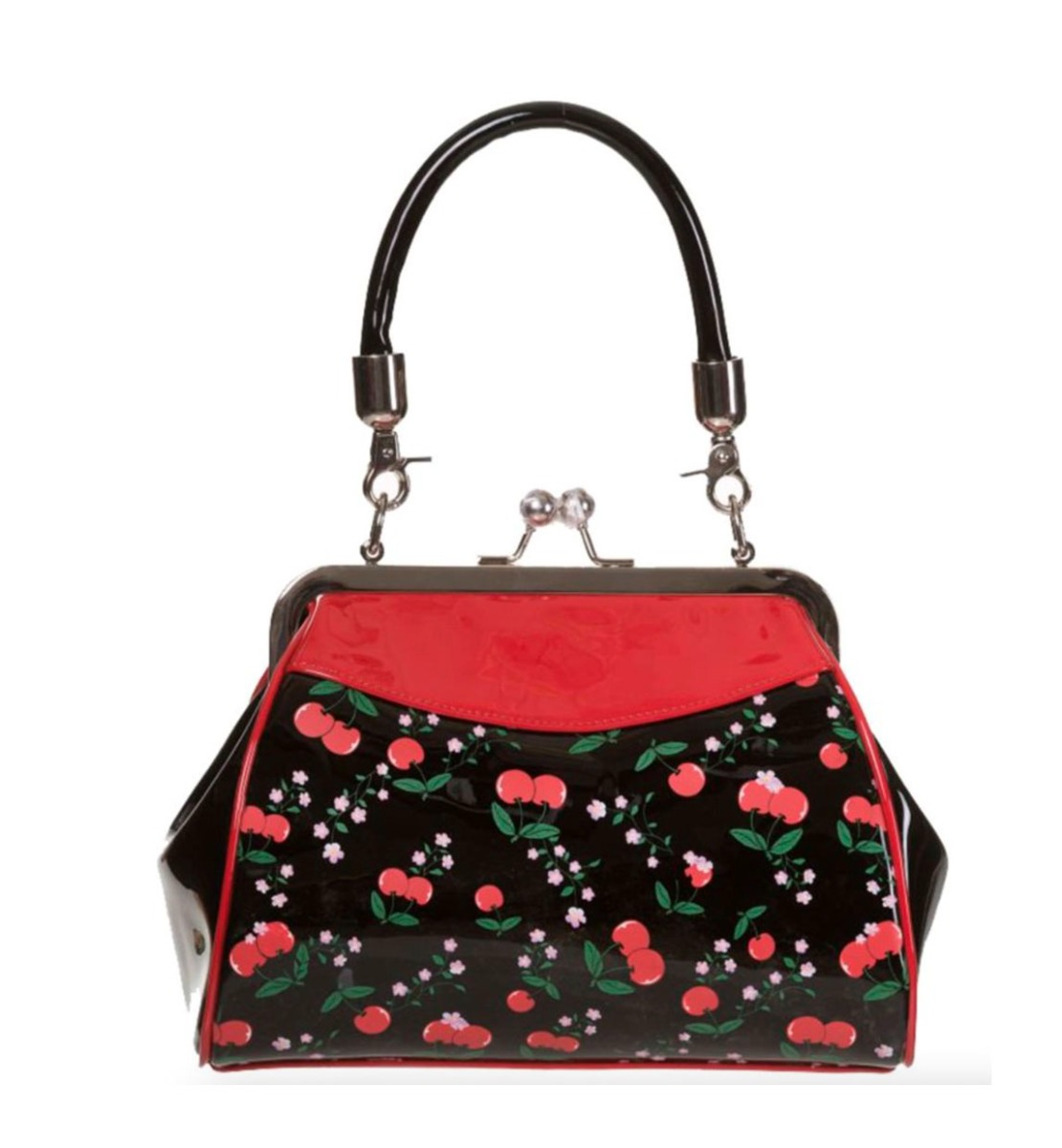 Banned New Romantics Handtas Kersen Zwart | Banned