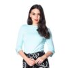 Banned Oonagh Basic Top Aqua-XL | Fiftiesstore