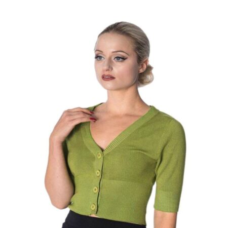 Banned Overload Cardigan Apple Green-XXXL | Banned