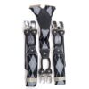 Banned Rockabilly Braces Bretels Grijs Zwart | Banned