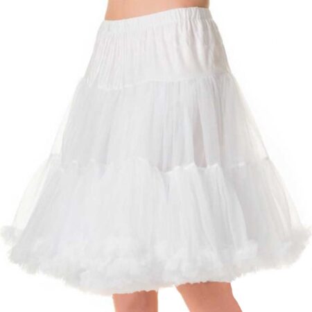 Banned Starlite Petticoat White -XL/XXL | Fiftiesstore