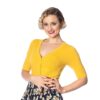 Banned Sweet Dreams Overload Cardigan Mustard-XL | Banned