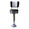Bar stool BS-27 CB Black-Hout | Bel Air Retro Fifties Furniture