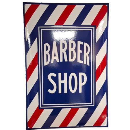 Barber Shop Emaille Bord - 60 x 40cm | Fiftiesstore