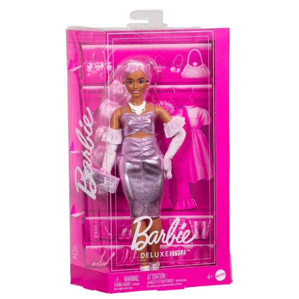 Barbie Fashionsta Pop Deluxe+metallic Roze Haar | Barbie