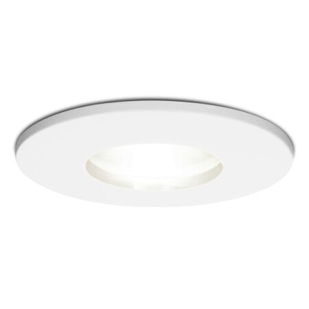 Barcelona LED Inbouwspot - Dimbaar - 4 Watt 6500K daglicht wit - GU10 Fitting - IP44 spatwaterdicht - Wit - Voor binnen