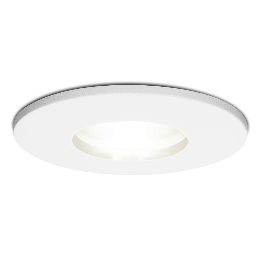 Barcelona LED Inbouwspot - Dimbaar - 4 Watt 6500K daglicht wit - GU10 Fitting - IP44 spatwaterdicht - Wit - Voor binnen