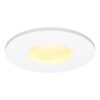 Barcelona - LED platte inbouwspots met lage inbouwdiepte 60mm - 6 Watt 570 Lumen - 2700K Warm wit - GU10 LED Module - Dimbaar - Rond - IP44 voor badkamer