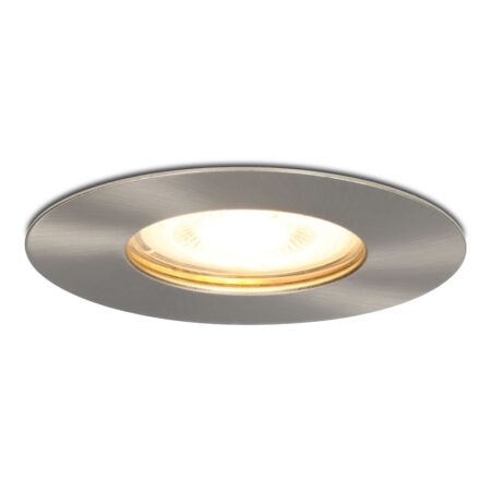 Bari LED Inbouwspot - 4 Watt 345 lumen - 2700K Warm Wit - GU10 - Dimbaar - Rond - IP65 Waterdicht - RVS - Voor binnen