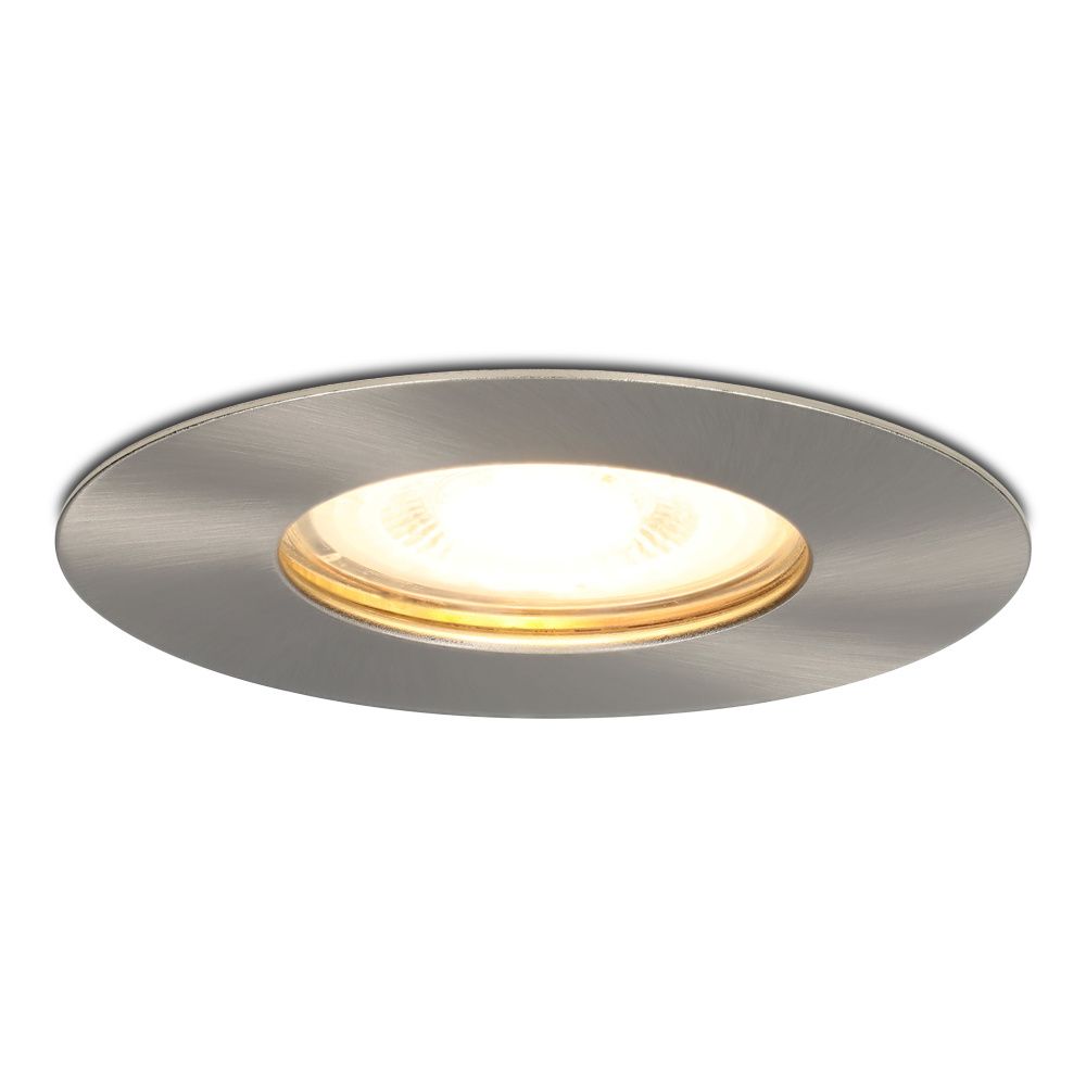 Bari LED Inbouwspot - 4 Watt 345 lumen - 2700K Warm Wit - GU10 - Dimbaar - Rond - IP65 Waterdicht - RVS - Voor binnen