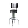 Barkruk BS-28CB Zwart | Bel Air Retro Fifties Furniture