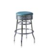 Barkruk BS-29-66 Blauw 66 cm Hoog | Bel Air Retro Fifties Furniture