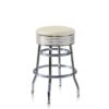 Barkruk BS-29-66 Gebroken Wit | Bel Air Retro Fifties Furniture