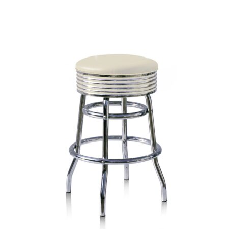 Barkruk BS-29-66 Gebroken Wit | Bel Air Retro Fifties Furniture