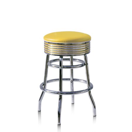 Barkruk BS-29-66 Geel | Bel Air Retro Fifties Furniture