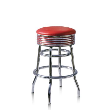 Barkruk BS-29-66 Rood | Bel Air Retro Fifties Furniture