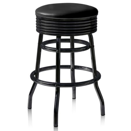 Barkruk BS-29-66 - Volledig Zwart | Bel Air Retro Fifties Furniture