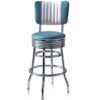 Barkruk BS-29-66CB Blauw | Bel Air Retro Fifties Furniture