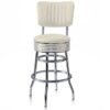 Barkruk BS-29-66CB Gebroken Wit | Bel Air Retro Fifties Furniture