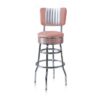 Barkruk BS-29CB Roze | Bel Air Retro Fifties Furniture