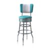 Barkruk BS-29CB Turquoise | Bel Air Retro Fifties Furniture