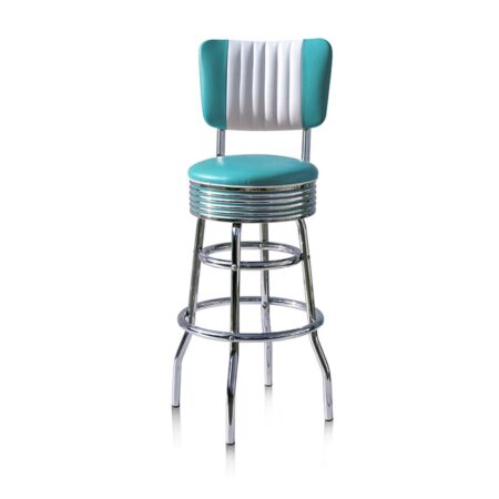 Barkruk BS-29CB Turquoise | Bel Air Retro Fifties Furniture