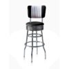 Barkruk BS-29CB Zwart | Bel Air Retro Fifties Furniture