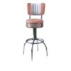Barkruk BS-30-77CB Roze 77 cm Zithoogte | Bel Air Retro Fifties Furniture