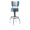 Barkruk BS-30CB Blauw | Bel Air Retro Fifties Furniture