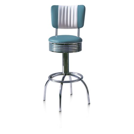 Barkruk BS-30CB Blauw | Bel Air Retro Fifties Furniture