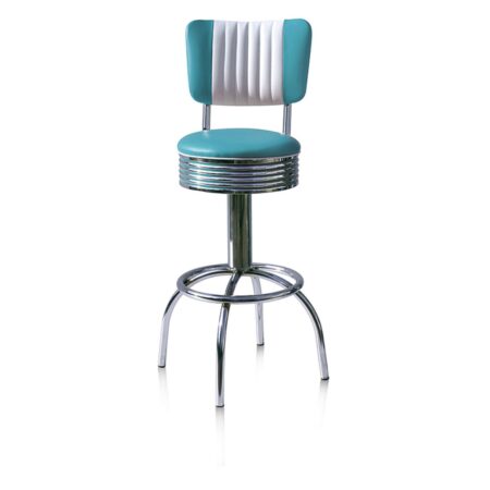 Barkruk BS-30CB Turquoise | Bel Air Retro Fifties Furniture