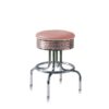 Barkruk Retro BS-28-66 Dusty Rose Zacht Roze 66 cm | Bel Air Retro Fifties Furniture